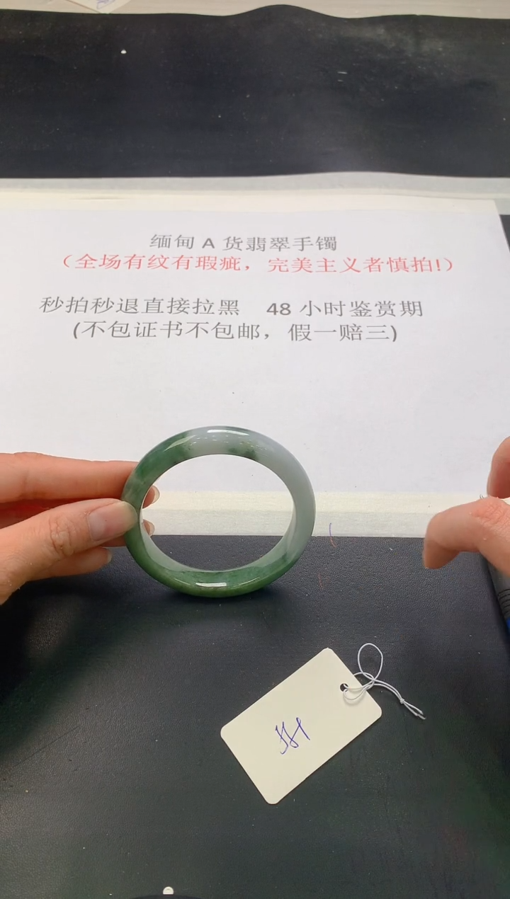 翡翠手镯未镶嵌496