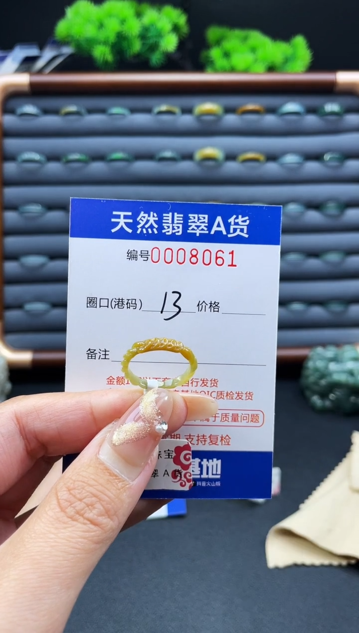 未镶嵌戒指翡翠?****?戒圈