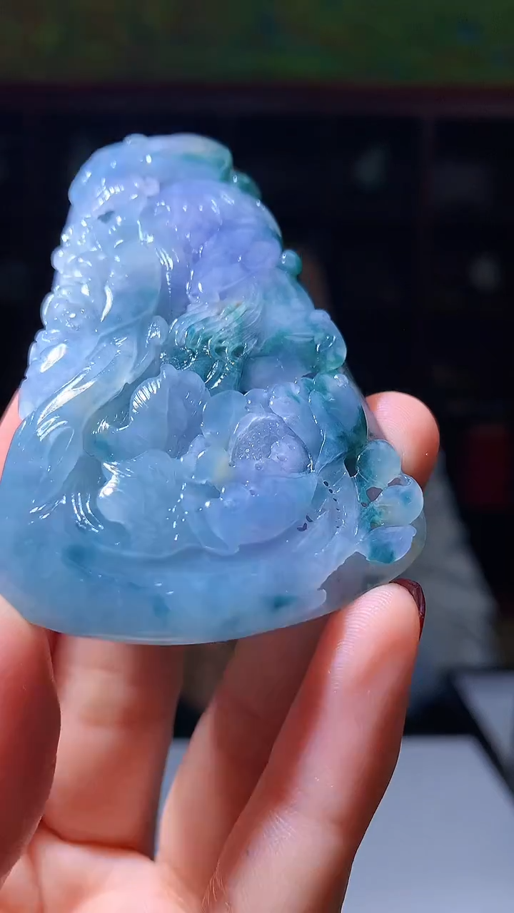 【闪购商品】定制翡翠未镶嵌1088hm-毛货挂件30