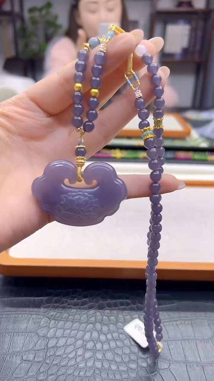 毛衣链未镶嵌和田玉DIY款M606