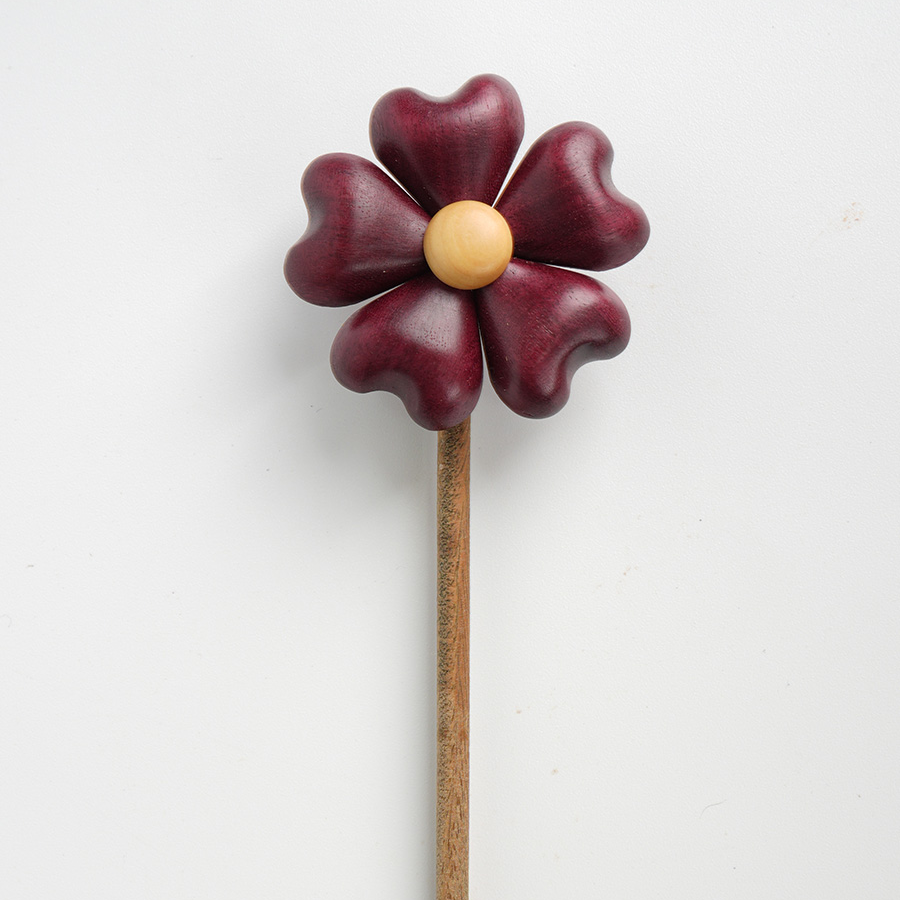 实木花朵冰箱贴蔷薇花冰箱贴个性创意纯手工魔芋猫原创设计