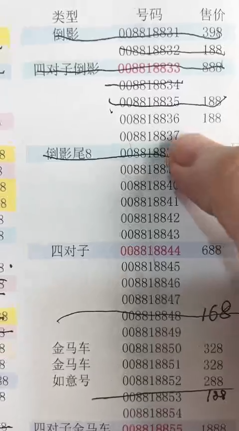 【闪购商品】塑料蛇钞包67分单张号码008818836
