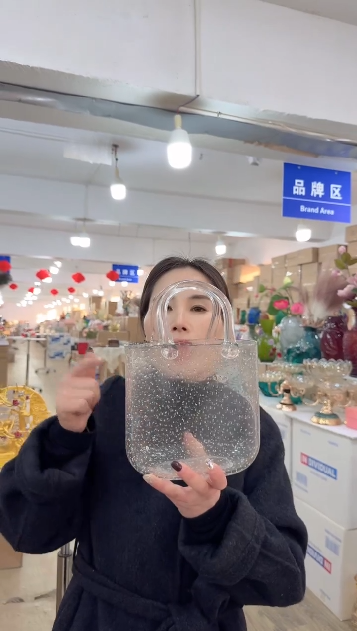 【闪购商品】无铅玻璃洛芙花器-v-早37