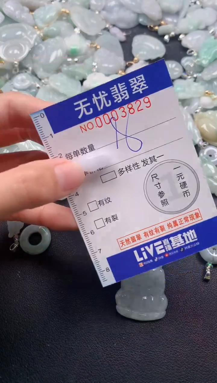 颈饰未镶嵌翡翠3829