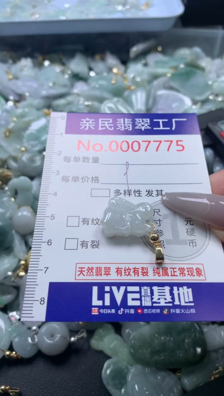 颈饰未镶嵌翡翠7775