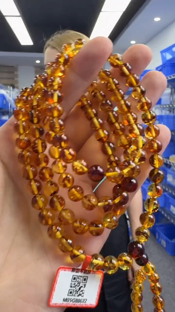 未镶嵌颈饰琥珀6秒拍号 假一罚三