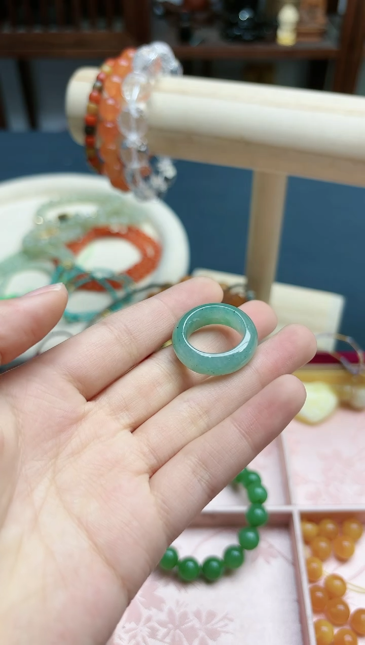 【闪购商品】翡翠戒圈未镶嵌翡翠13+#指环*1 YD