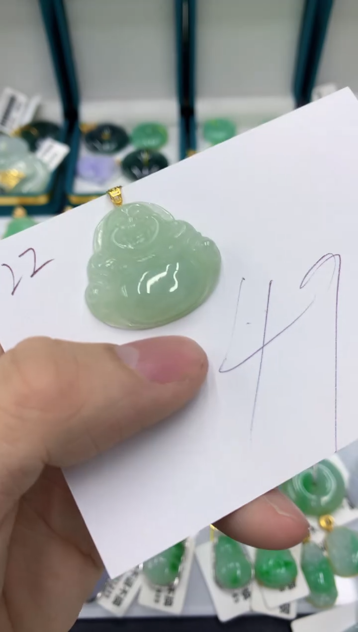 【闪购商品】翡翠颈饰18K金镶嵌11111111111