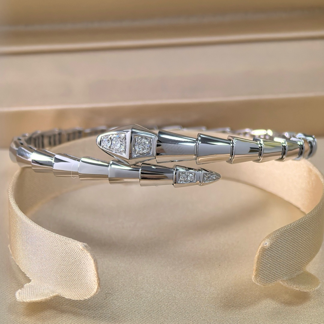 【CHERISH】18k  头尾钻蛇手镯（48小时鉴赏期）（多样性发其一）