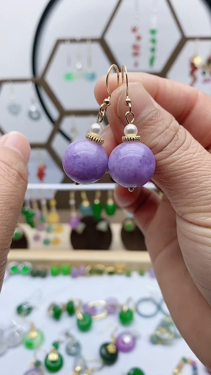 未镶嵌耳饰玛瑙/玉髓86