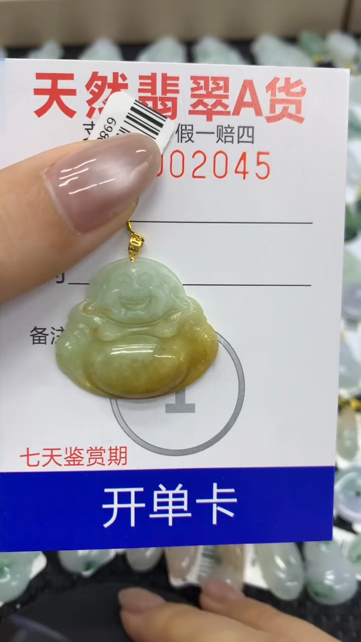 【闪购商品】翡翠颈饰18K金镶嵌11111111111