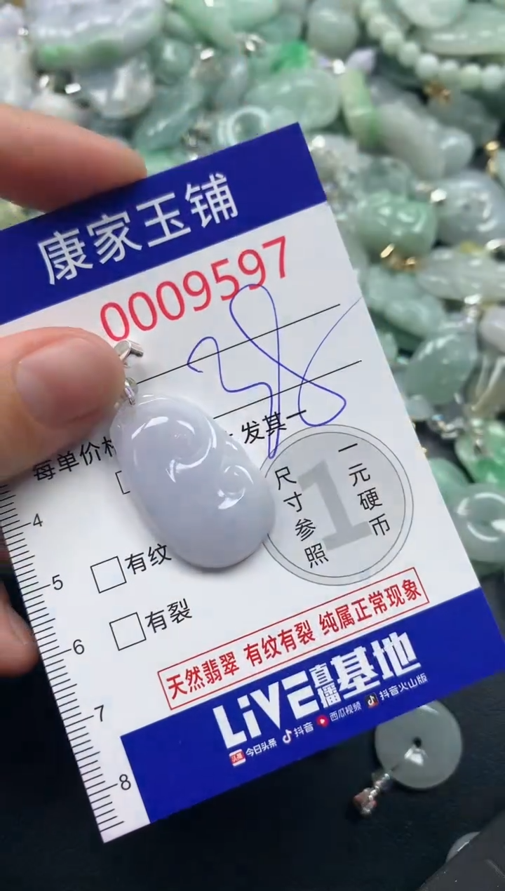 颈饰未镶嵌翡翠9597