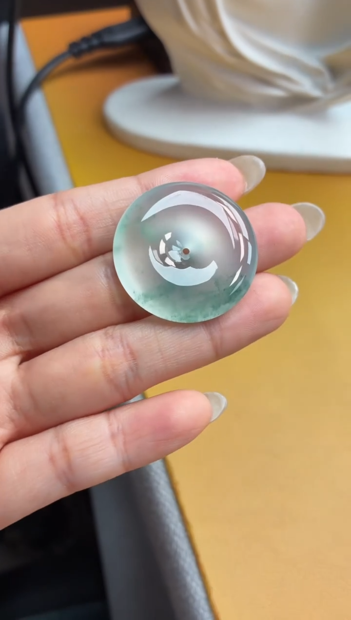 吊坠(不含链)未镶嵌翡翠58 平安扣 30.7 6.2