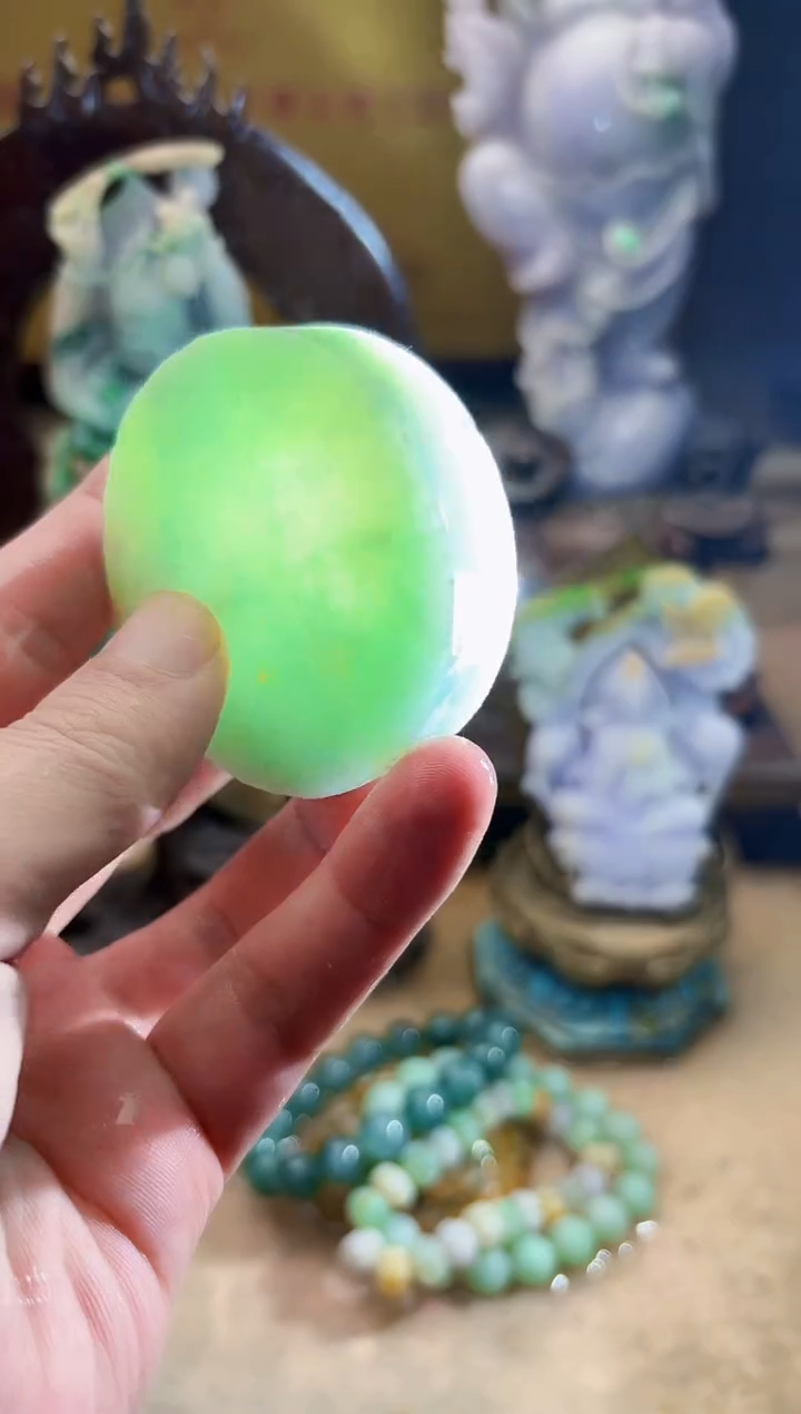 未镶嵌挂件翡翠A货张麦9857