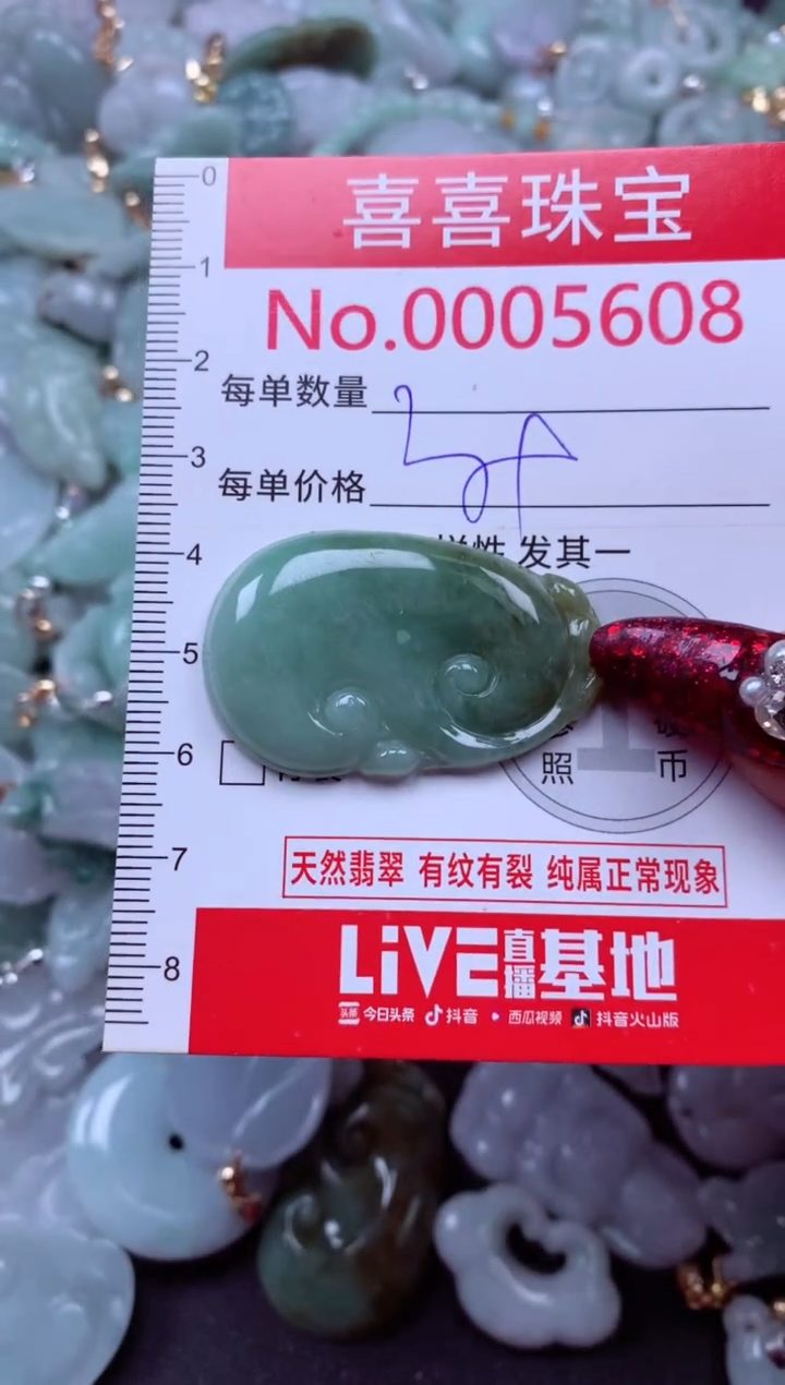 颈饰未镶嵌翡翠5608