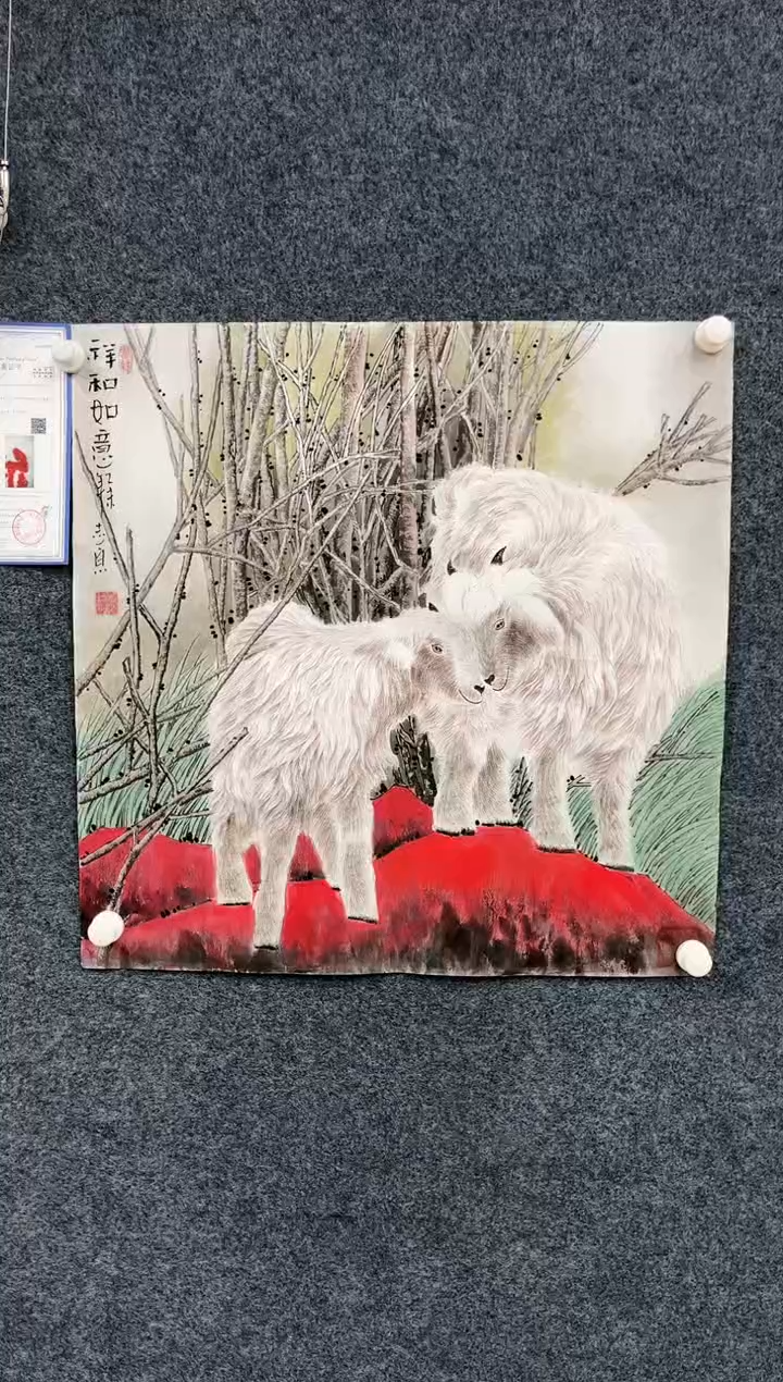 【闪购商品】国画2.5-艺术-郑志宗-卢浮宫原作-28