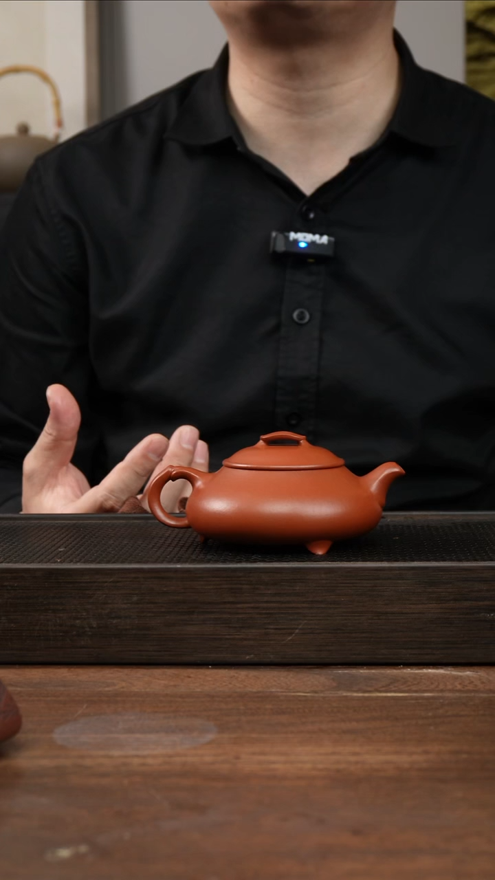 茶杯紫砂朱泥简瓢      180CC 