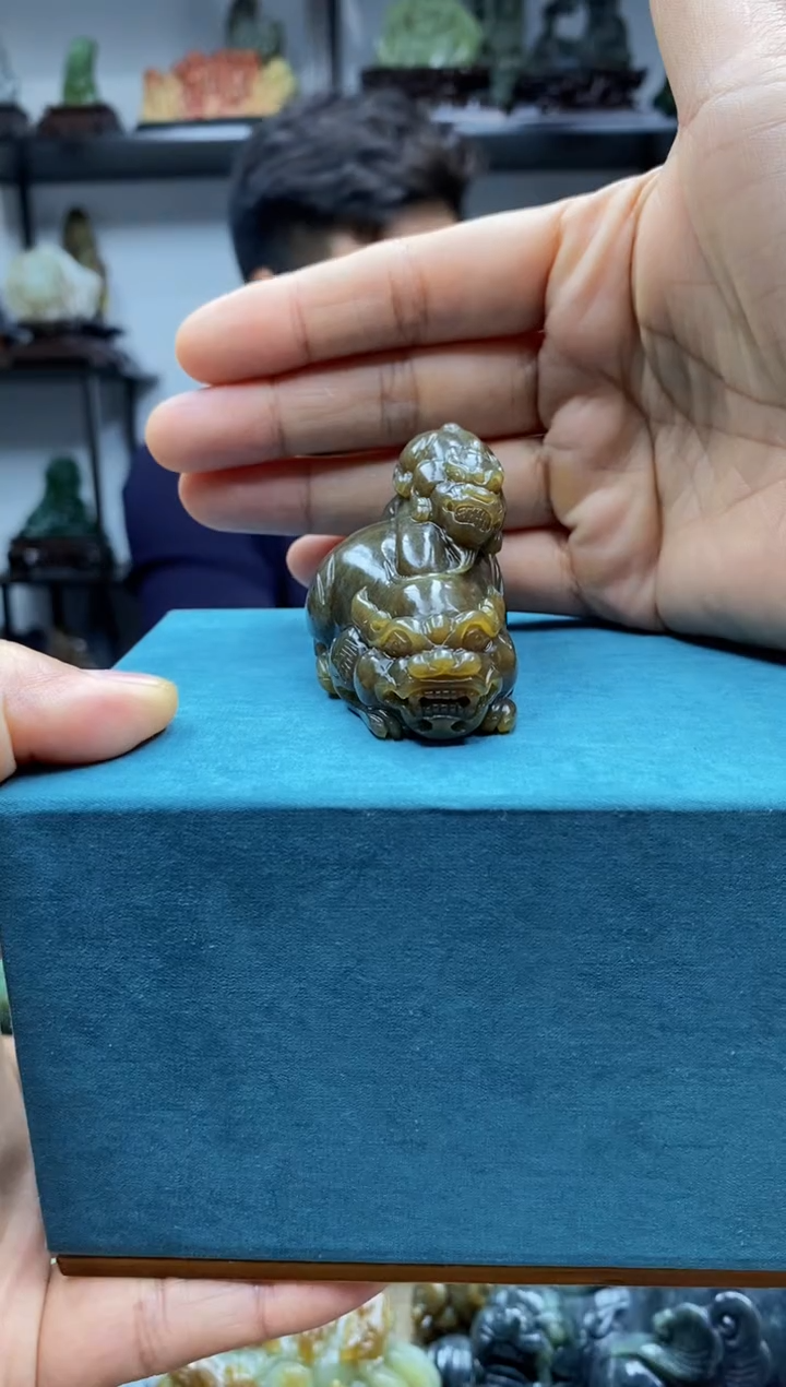 和田玉未镶嵌把件1