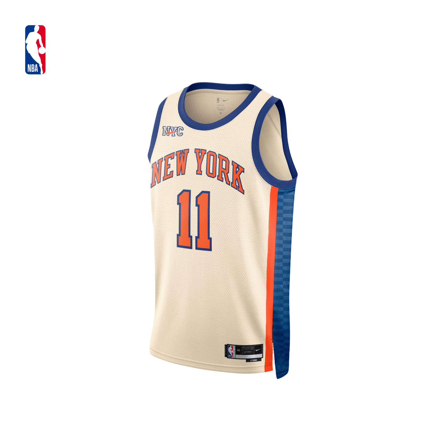 【球星同款】NBA官方耐克杰伦布伦森球衣 SW成人速干篮球服