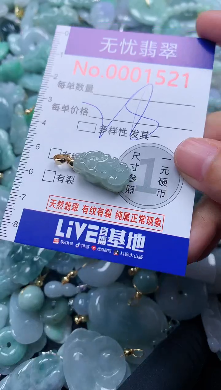 颈饰未镶嵌翡翠1521