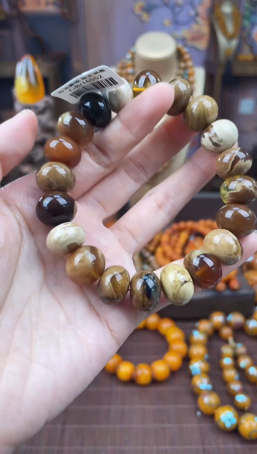 裸石琥珀未镶嵌平**福多样性发货1，假一赔4