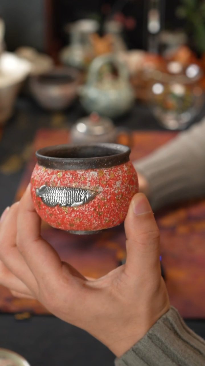 【闪购商品】高越、专款红金鱼主人杯