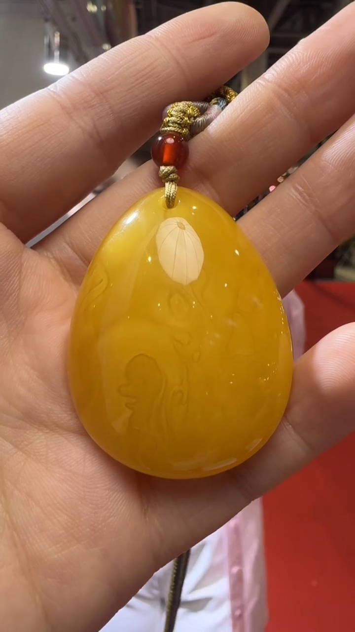 未镶嵌颈饰琥珀杭州珠宝展假一罚十