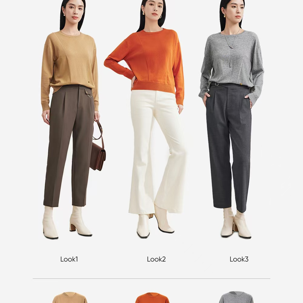 迪图青春洋溢美丽大方毛衫