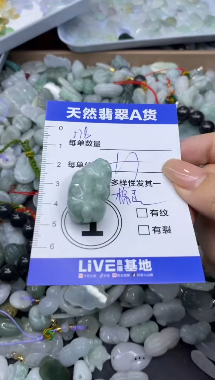 颈饰未镶嵌翡翠天然翡翠A货批量多样性发一件