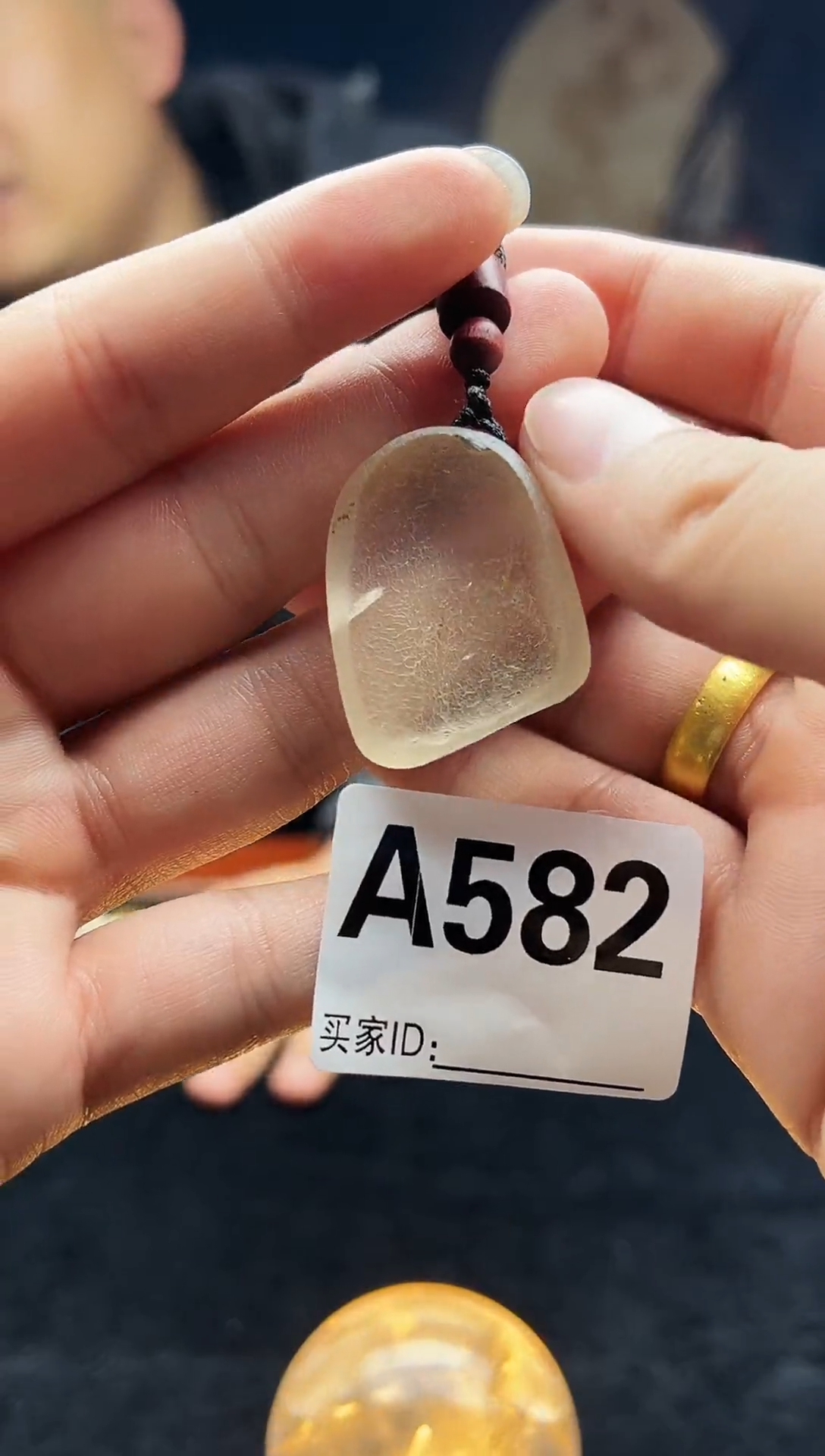 未镶嵌珠宝半成品水晶未镶嵌 珠宝半成品 水晶（赠链）