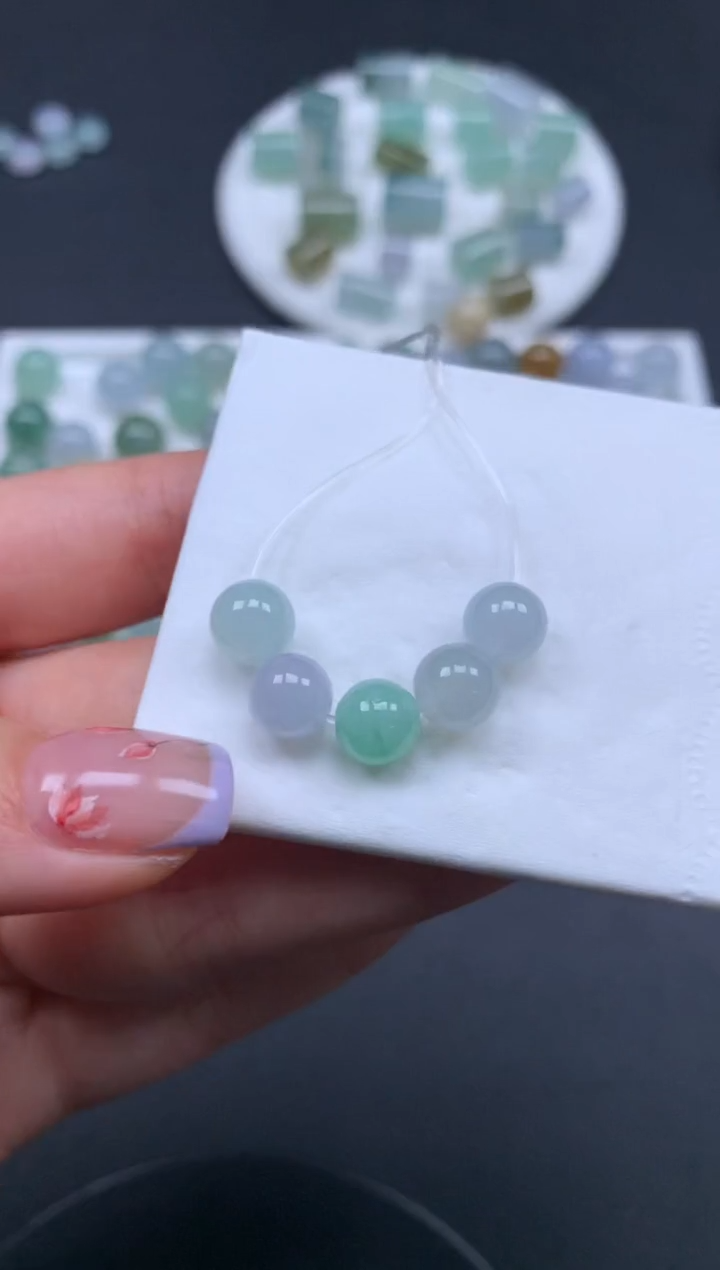 翡翠散珠天然翡翠D1955