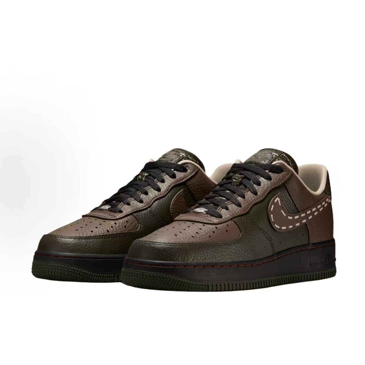 NIKE官方正品马年新款空军AIR FORCE 1 '07棕绿色IQ1122-320