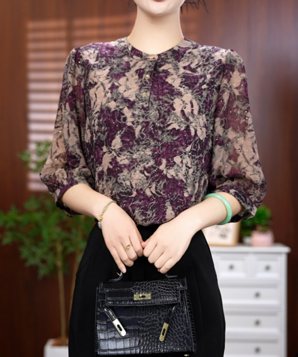 QYM88057新款显瘦百搭上衣气质时尚小衫