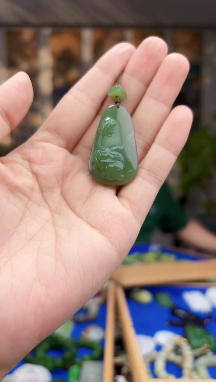 未镶嵌和田玉挂件拍一发一