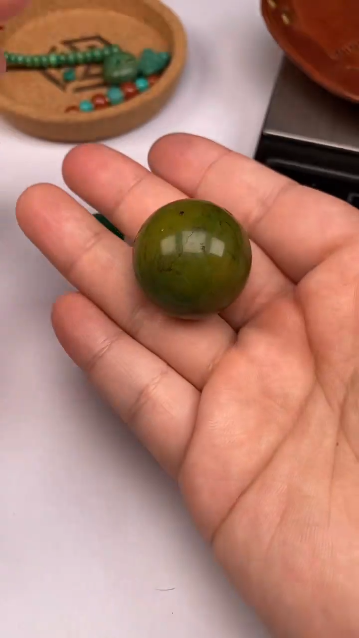 【闪购商品】绿松石圆珠未镶嵌松石圆珠