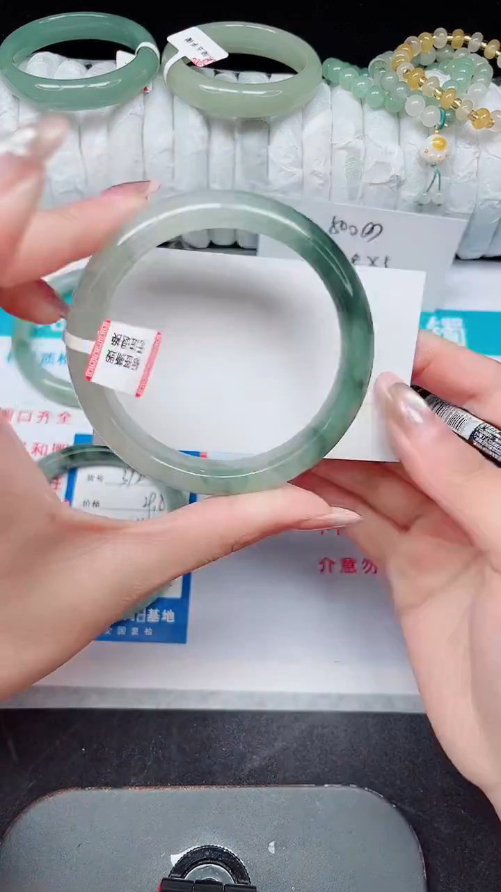 未镶嵌手镯石英质玉313-59/60