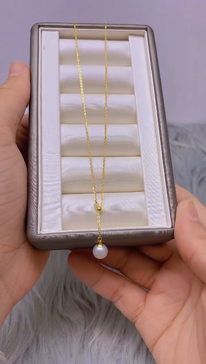 【闪购商品】淡水珍珠hb银S925镶嵌淡水珍珠吊坠c1092