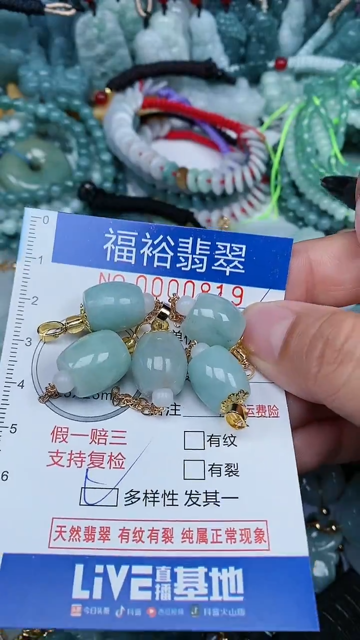 【闪购商品】翡翠颈饰未镶嵌...0000819多样性发其一
