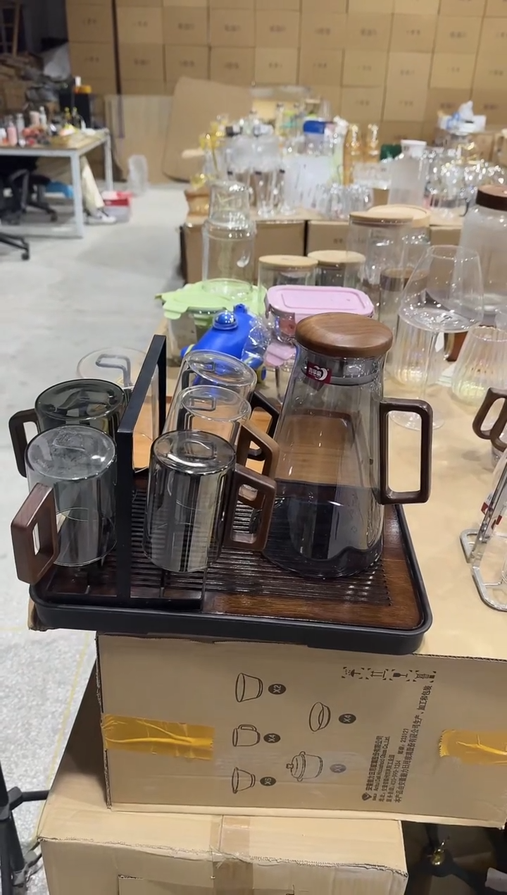 玻璃无盖款直播专属300ml烟灰套装