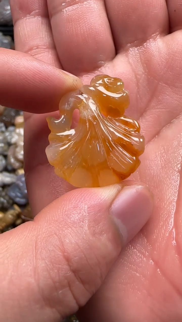 【闪购商品】硅化珊瑚（珊瑚玉）颈饰未镶嵌402