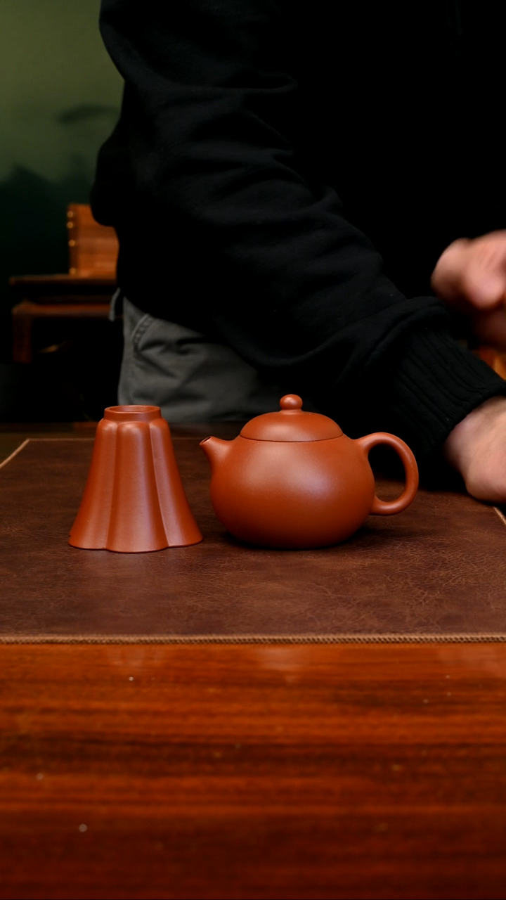 【闪购商品】紫砂茶壶朱砂文旦150cc