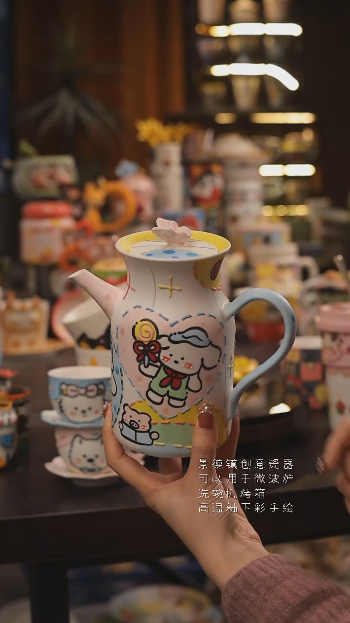 景德镇釉下彩绘设计师款式陶瓷