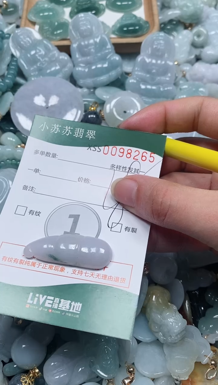 【闪购商品】翡翠颈饰未镶嵌闪购商品0098265