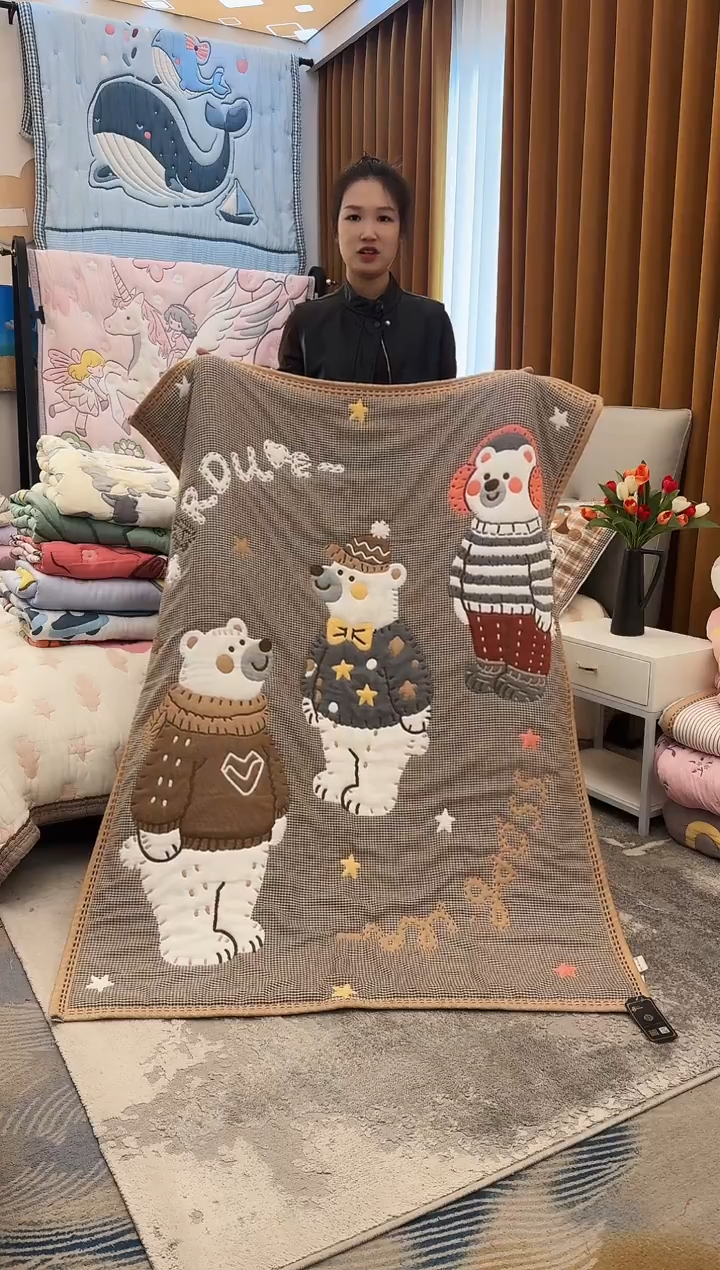 棉花三只熊-120x150