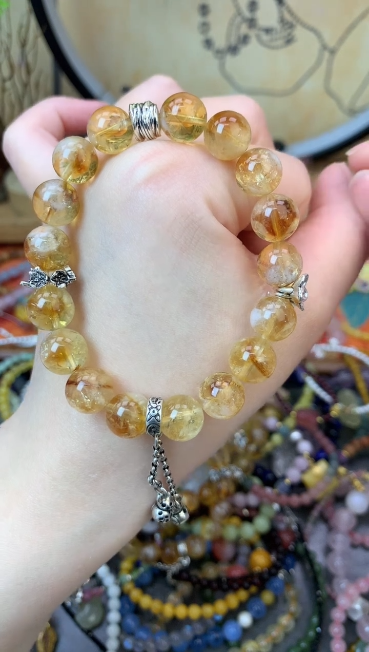 【闪购商品】黄晶手链未镶嵌872手串