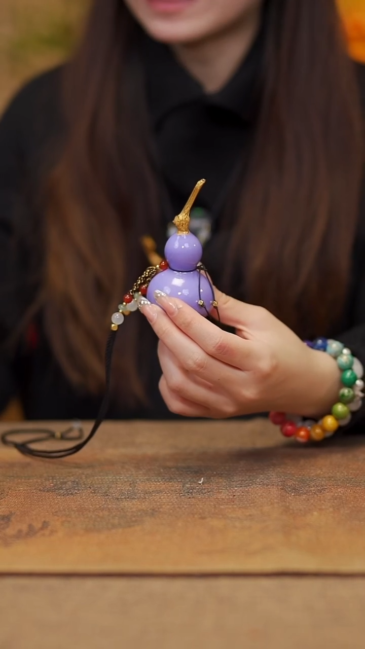 【闪购商品】195宴禾堂大漆脖挂葫芦68