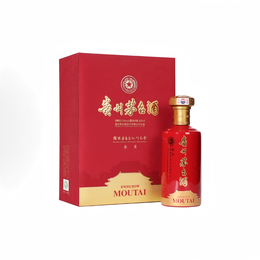 KWEICHOW MOUTAI/贵州茅台53度500ml 文化研究会 酱香型白酒53度