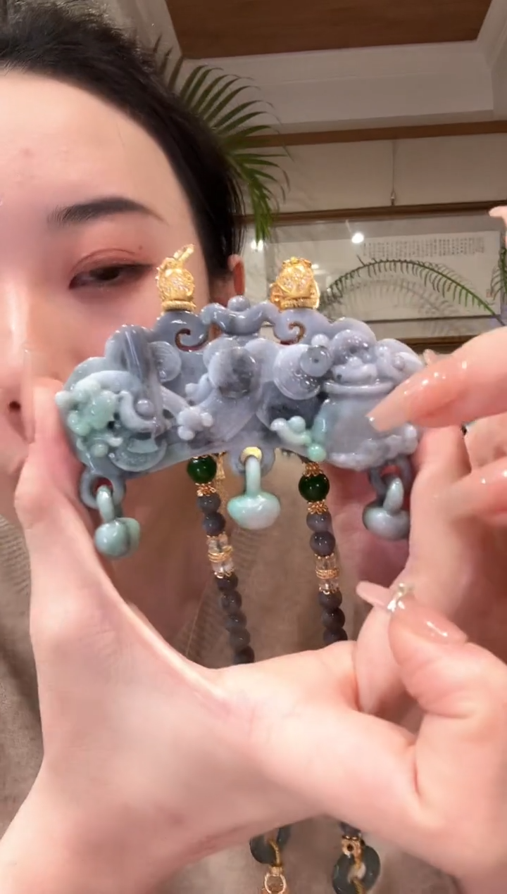 【闪购商品】翡翠颈饰未镶嵌国风