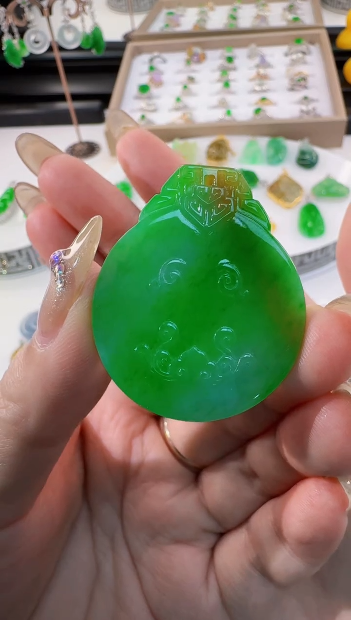 翡翠未镶嵌吊坠(不含链)归*天然缅甸A货翡翠