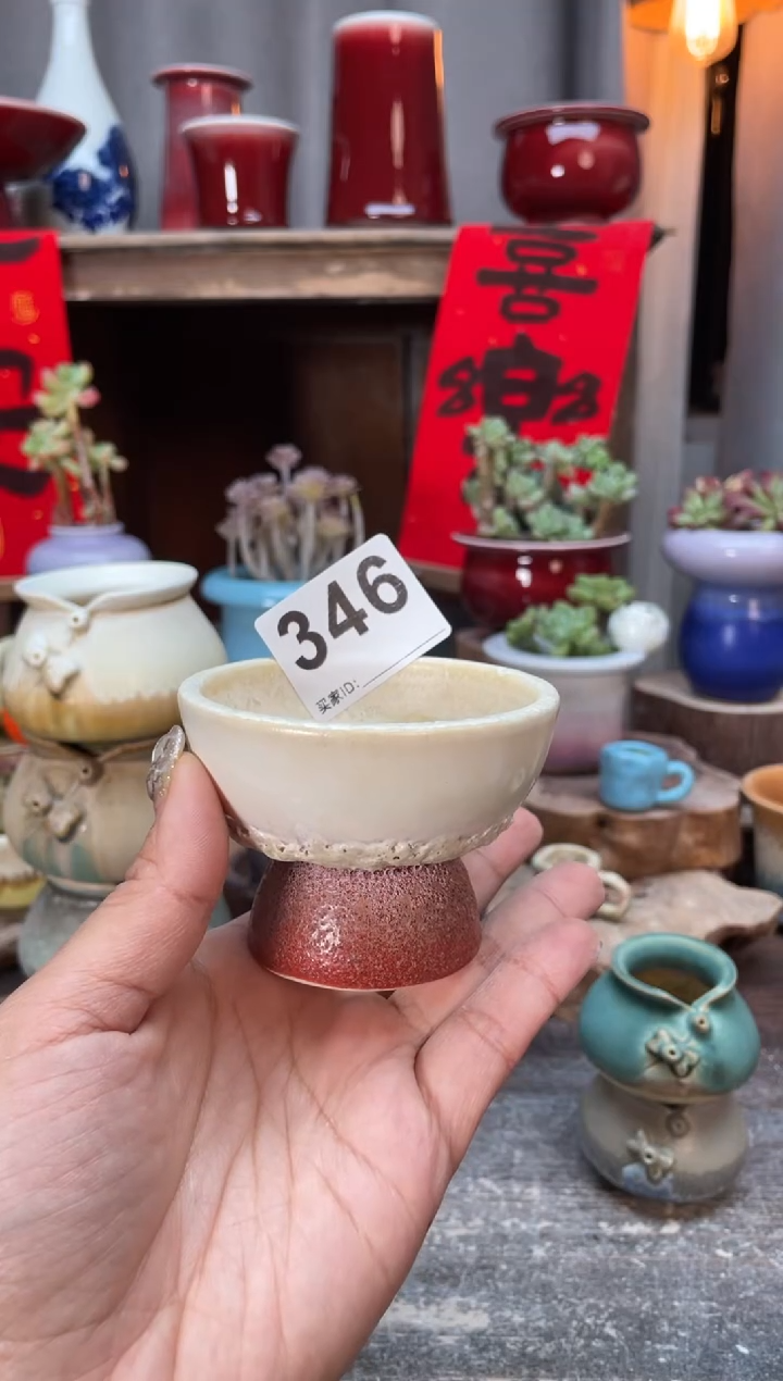 【闪购商品】摆件346知木小芳花盆